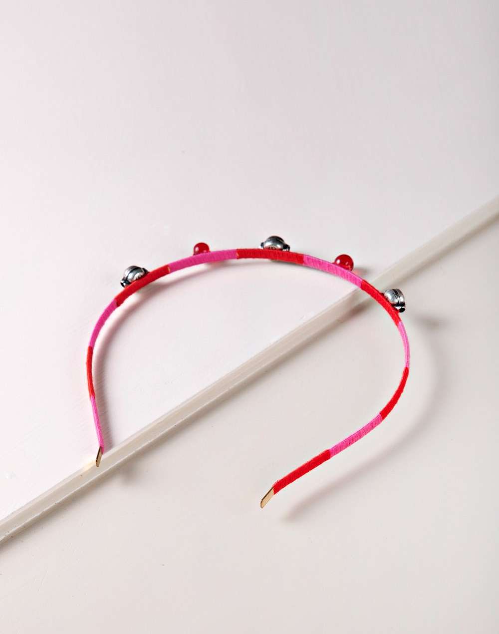 Thread Pink Hair Band