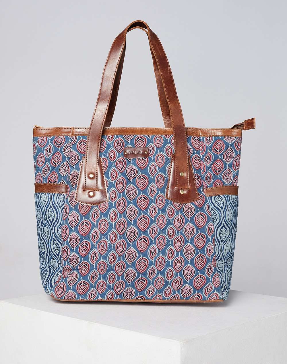 Cotton Quilted Tote Bag