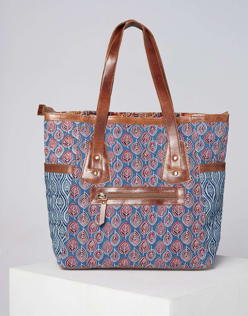 Cotton Quilted Tote Bag