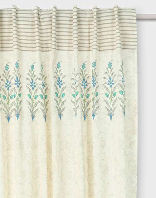 Kathit Cotton Linen Curtain | 1pc Kathit Cotton Linen Curtain | 1pc
