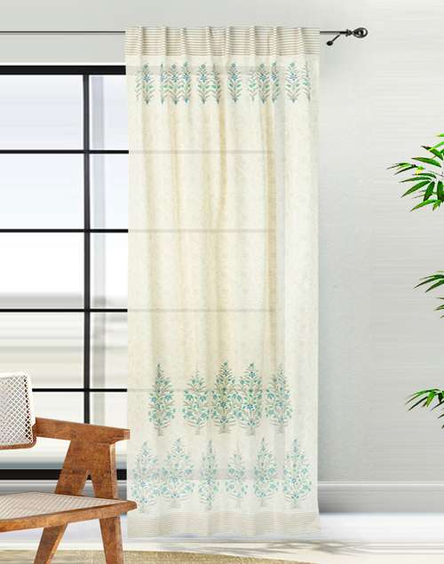 Kathit Cotton Linen Curtain | 1pc Kathit Cotton Linen Curtain | 1pc