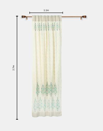 Kathit Cotton Linen Curtain | 1pc Kathit Cotton Linen Curtain | 1pc
