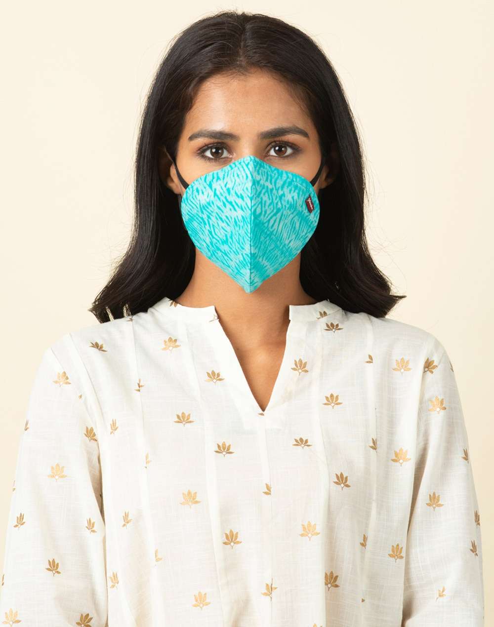 Cotton Shibori Set Of 2 Adjustable Mask