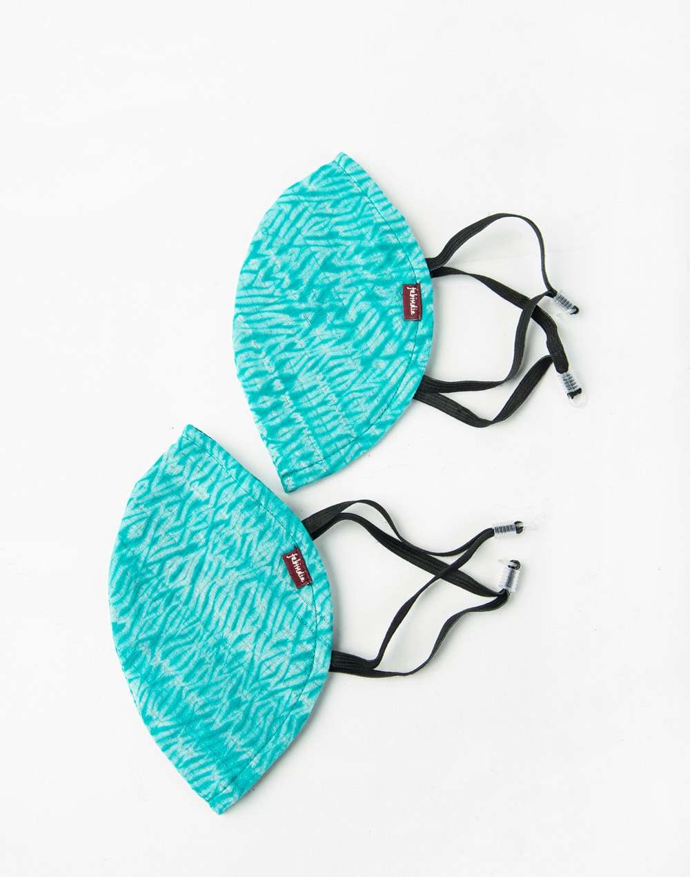 Cotton Shibori Set Of 2 Adjustable Mask