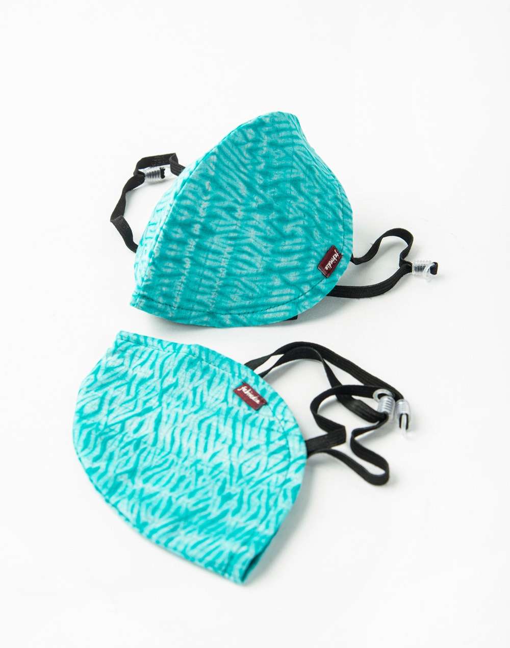 Cotton Shibori Set Of 2 Adjustable Mask