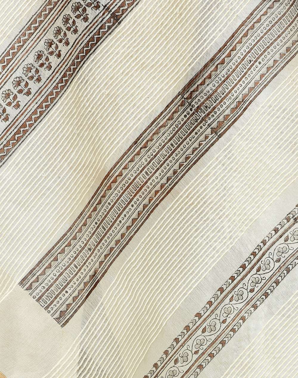 Cotton Silk Maheshwari Printed Stole