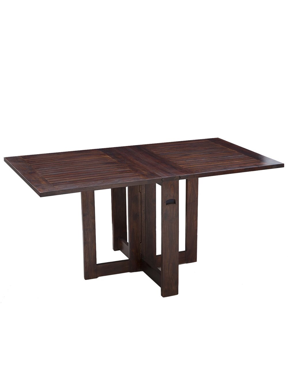 Brown Wood Dining Table 6 Seater