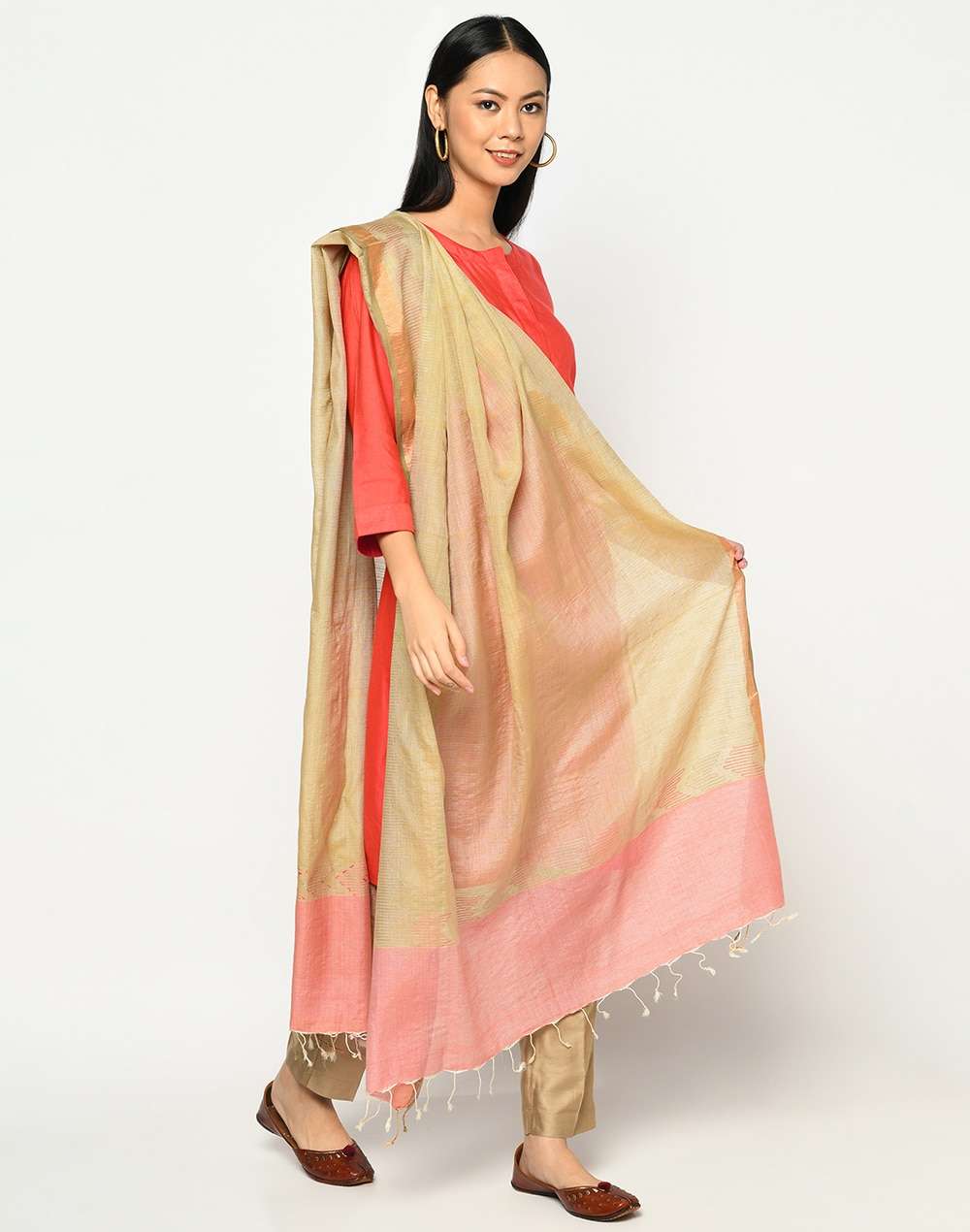 Cotton Silk Jamdani Dupatta