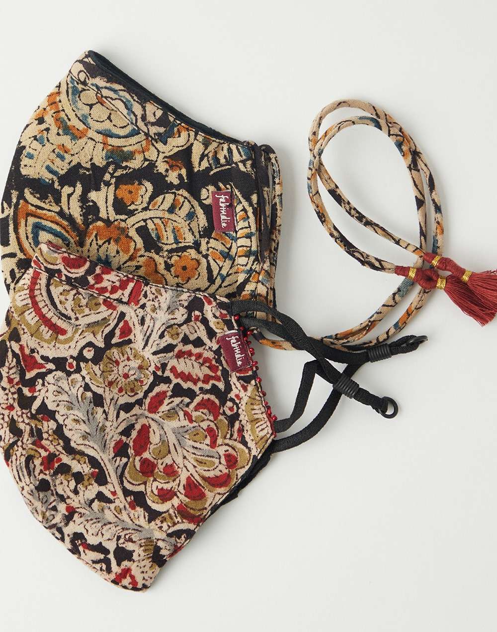 Cotton Crescent Set Of 2 Adjustable Mask