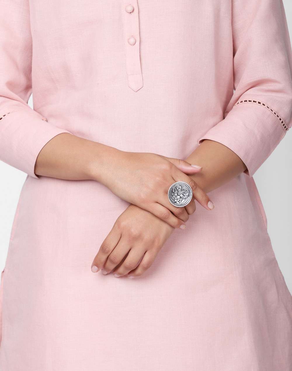 Silver Ethnic Ring