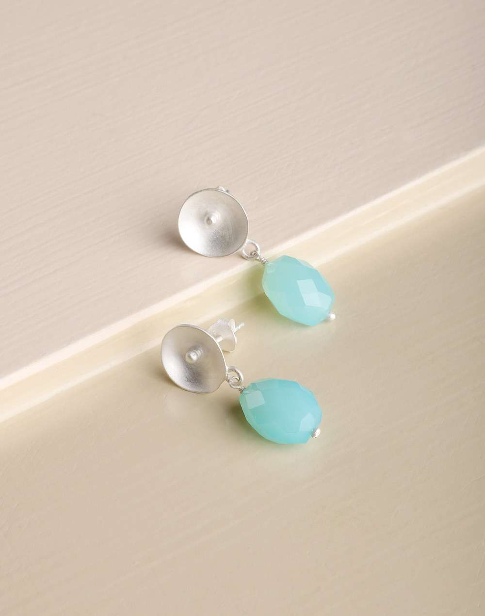 Silver Ethnic Dangler Earrings