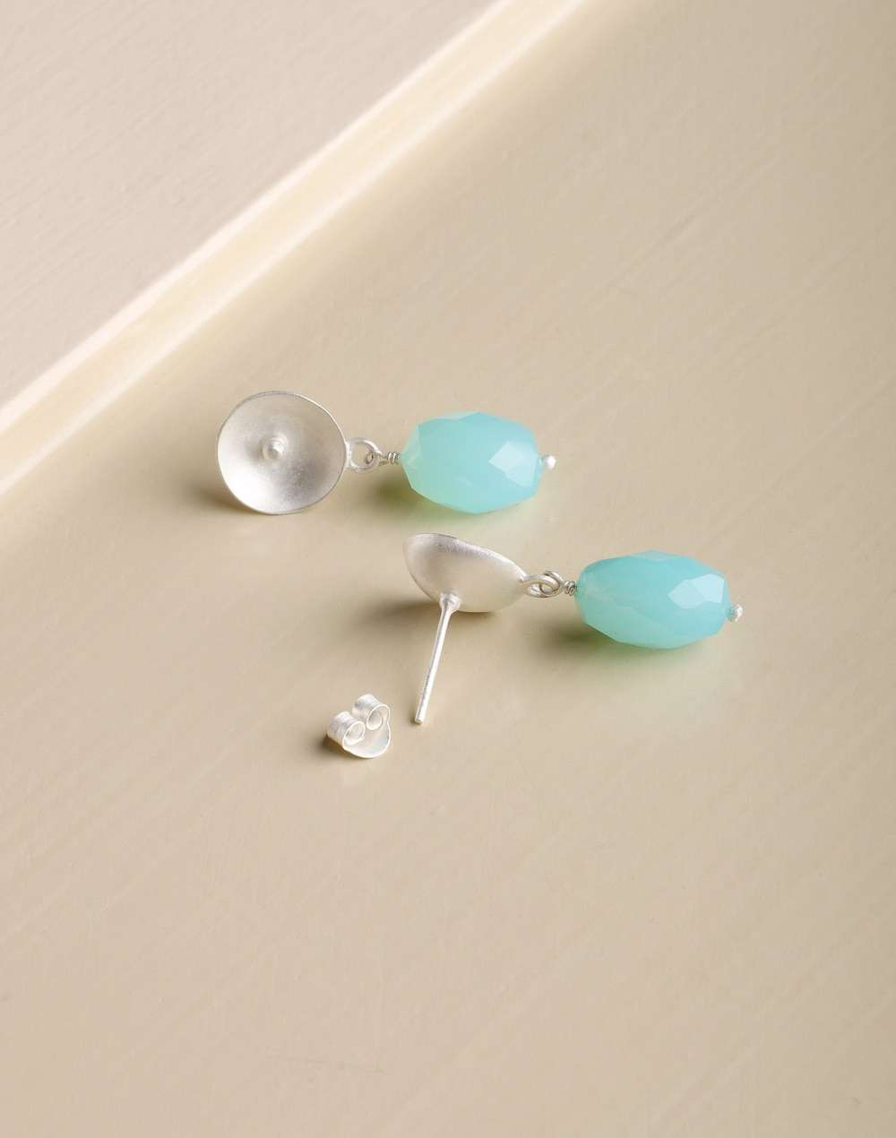 Silver Ethnic Dangler Earrings