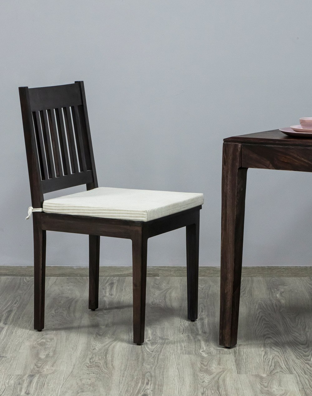 Grey Xian Wood Dining Chair