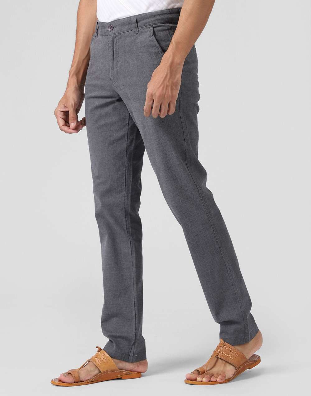Cotton Stretch Filafil Trouser