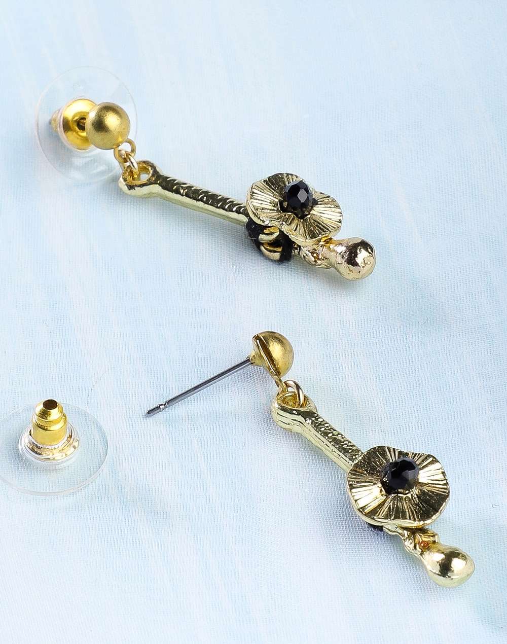 Metal Ethnic Dangler Earrings
