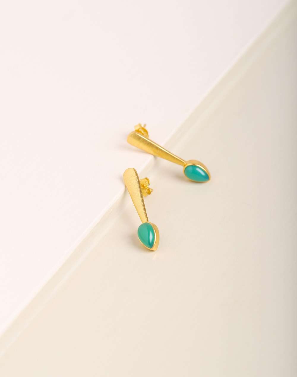 Silver Ethnic Stud Earrings