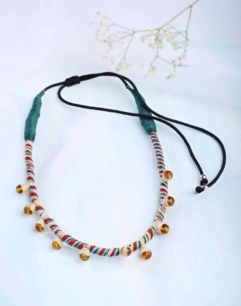 Metal Golden Matinee Necklace