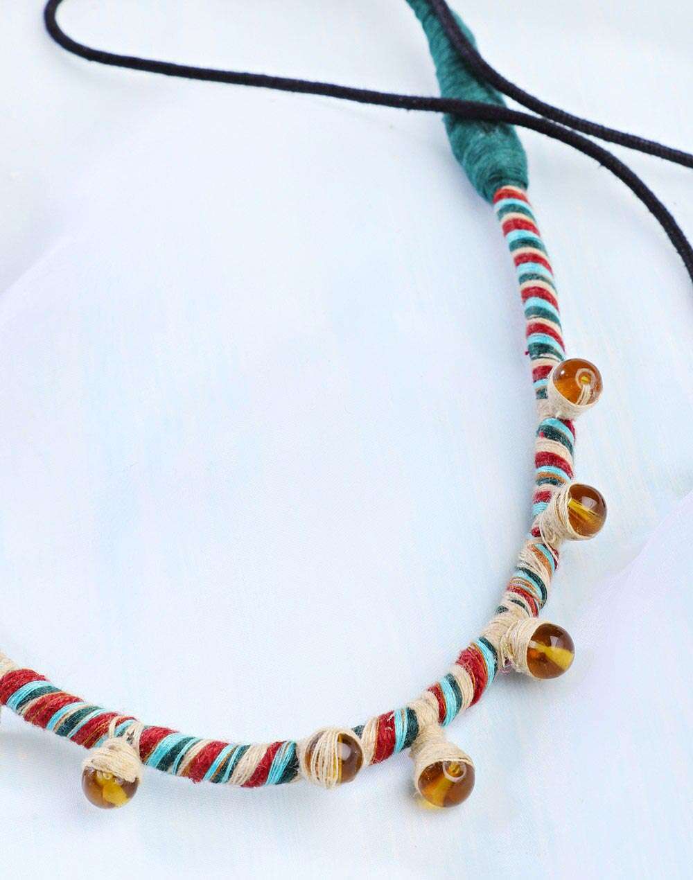 Metal Golden Matinee Necklace