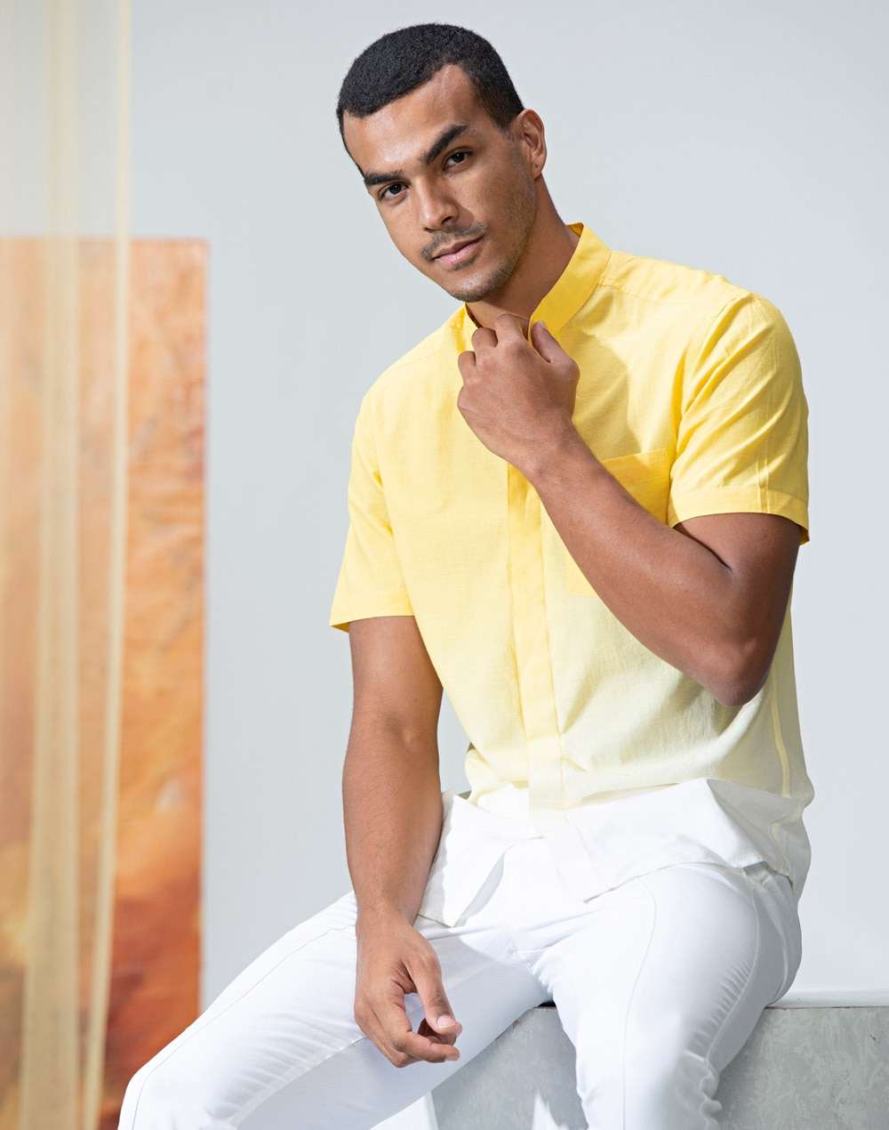 Cotton Ombre Slim Fit Shirt