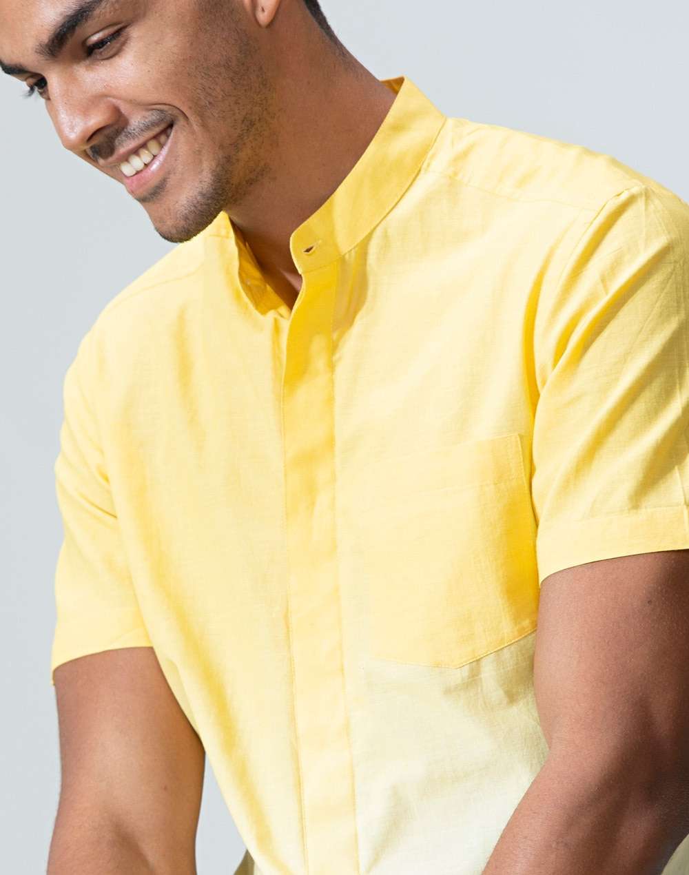 Cotton Ombre Slim Fit Shirt