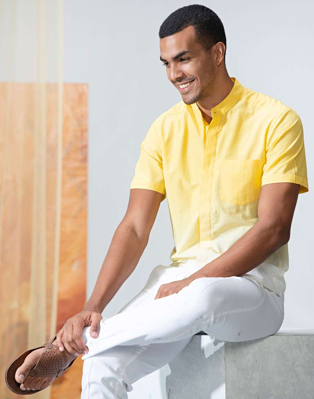 Cotton Ombre Slim Fit Shirt