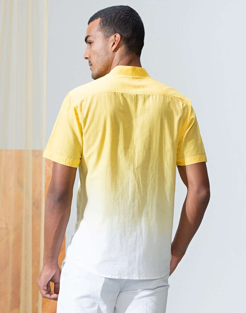 Cotton Ombre Slim Fit Shirt