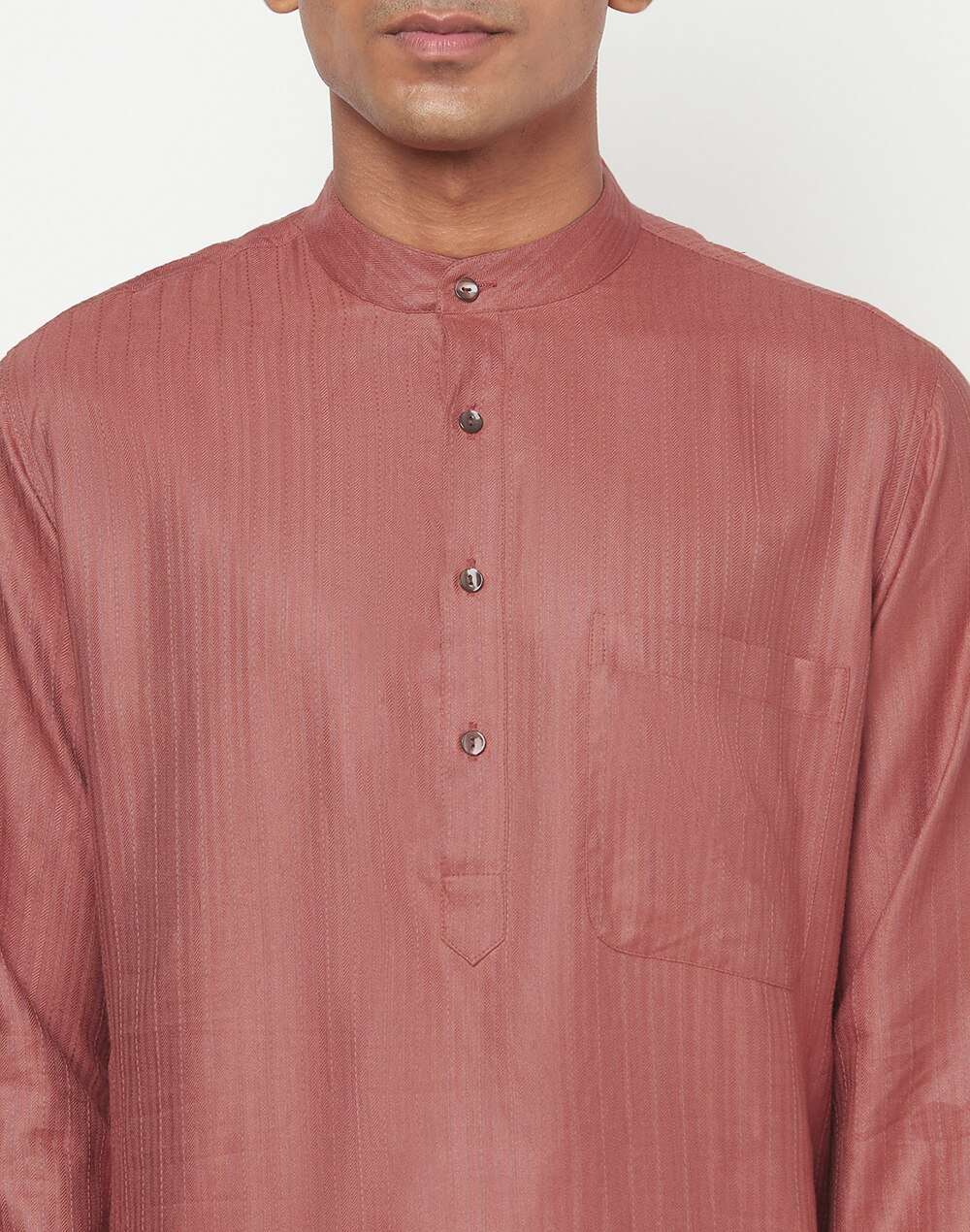 Viscose Tussar Dobby Slim Fit Kurta
