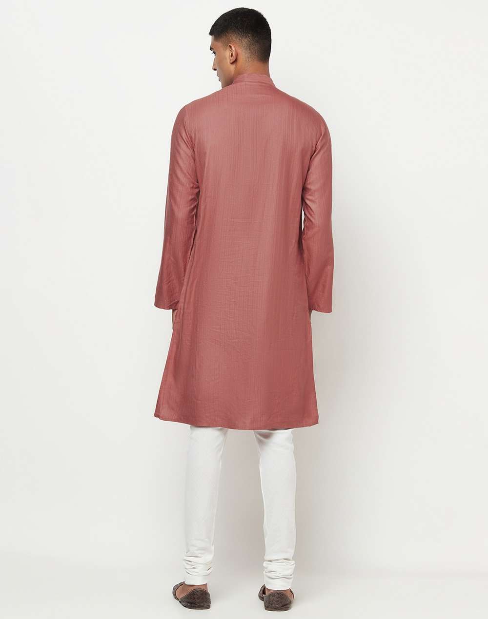Viscose Tussar Dobby Slim Fit Kurta
