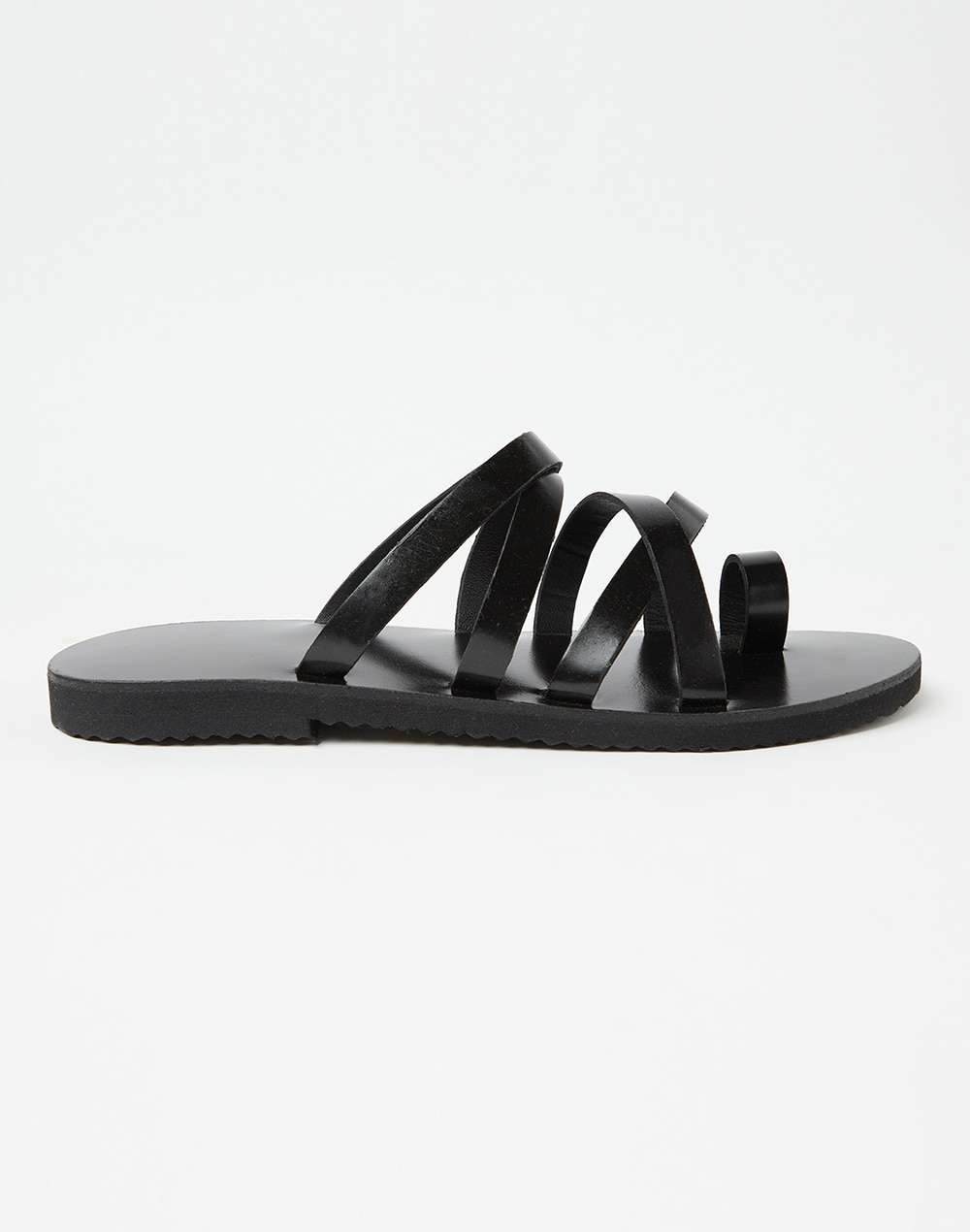 Leather Multi Strap Brown Chappal