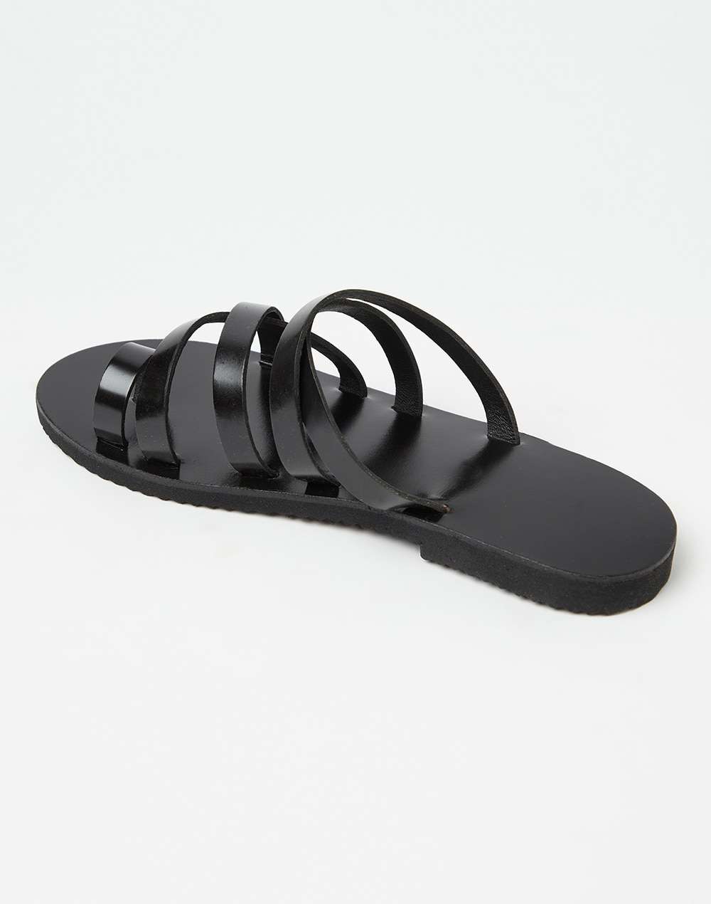 Leather Multi Strap Brown Chappal