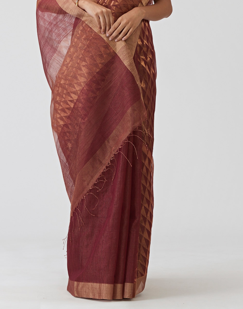 Silk Loom Woven Sari