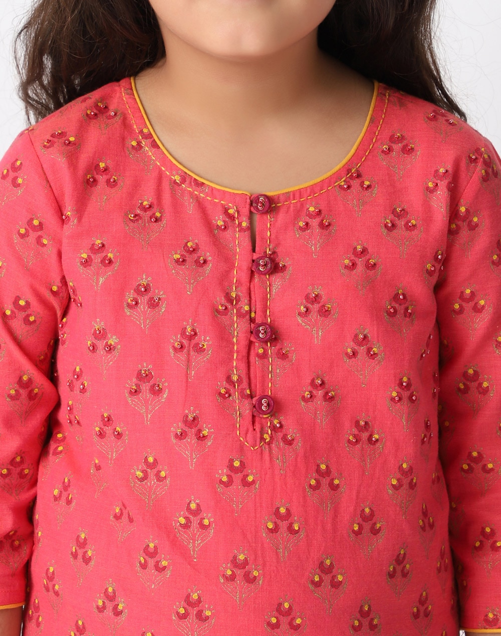 Cotton Printed Salwar Suit Set Of 3 Cotton Printed Salwar Suit Set Of 3