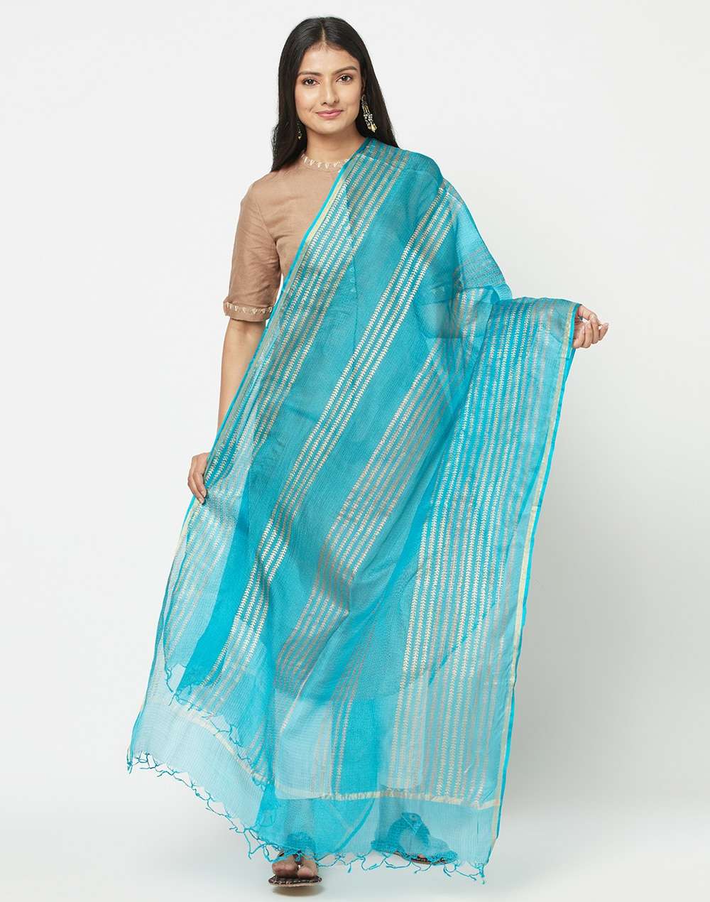 Kota Silk Printed Dupatta