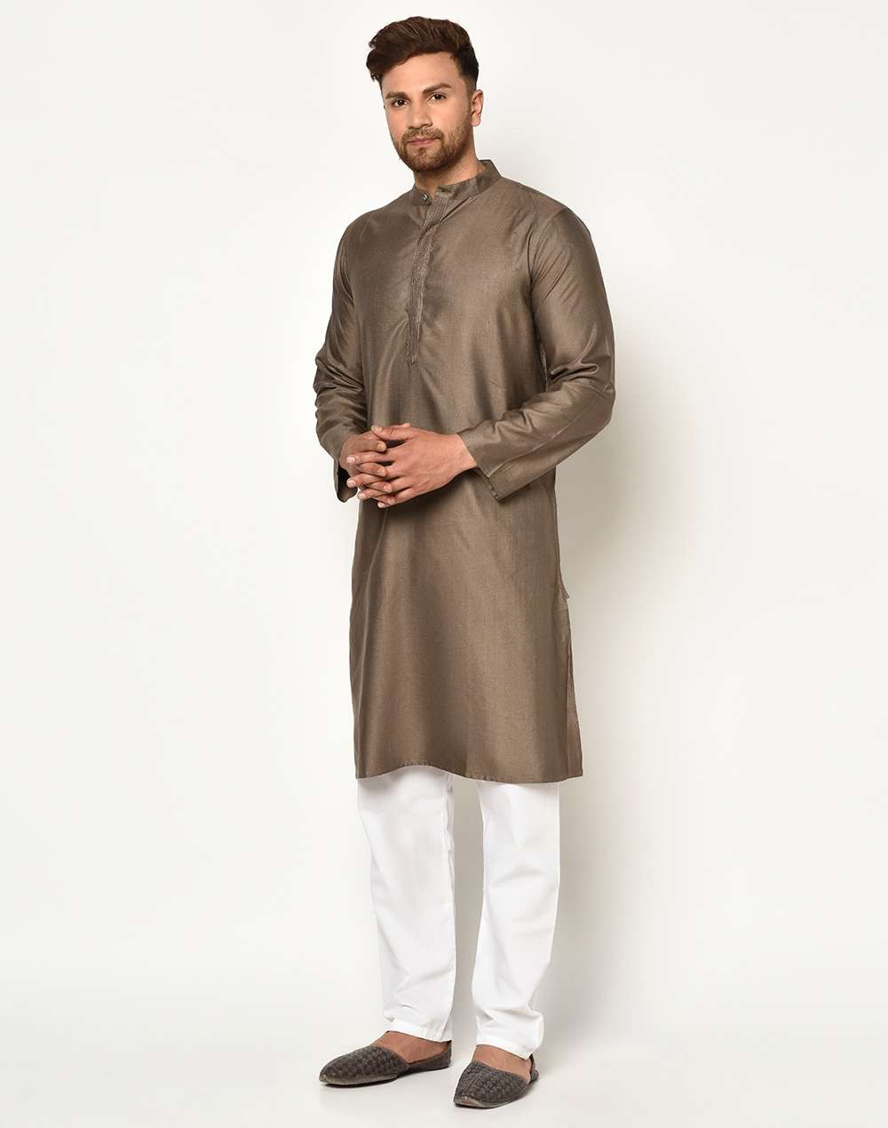 Viscose Tussar Kosi Long Kurta