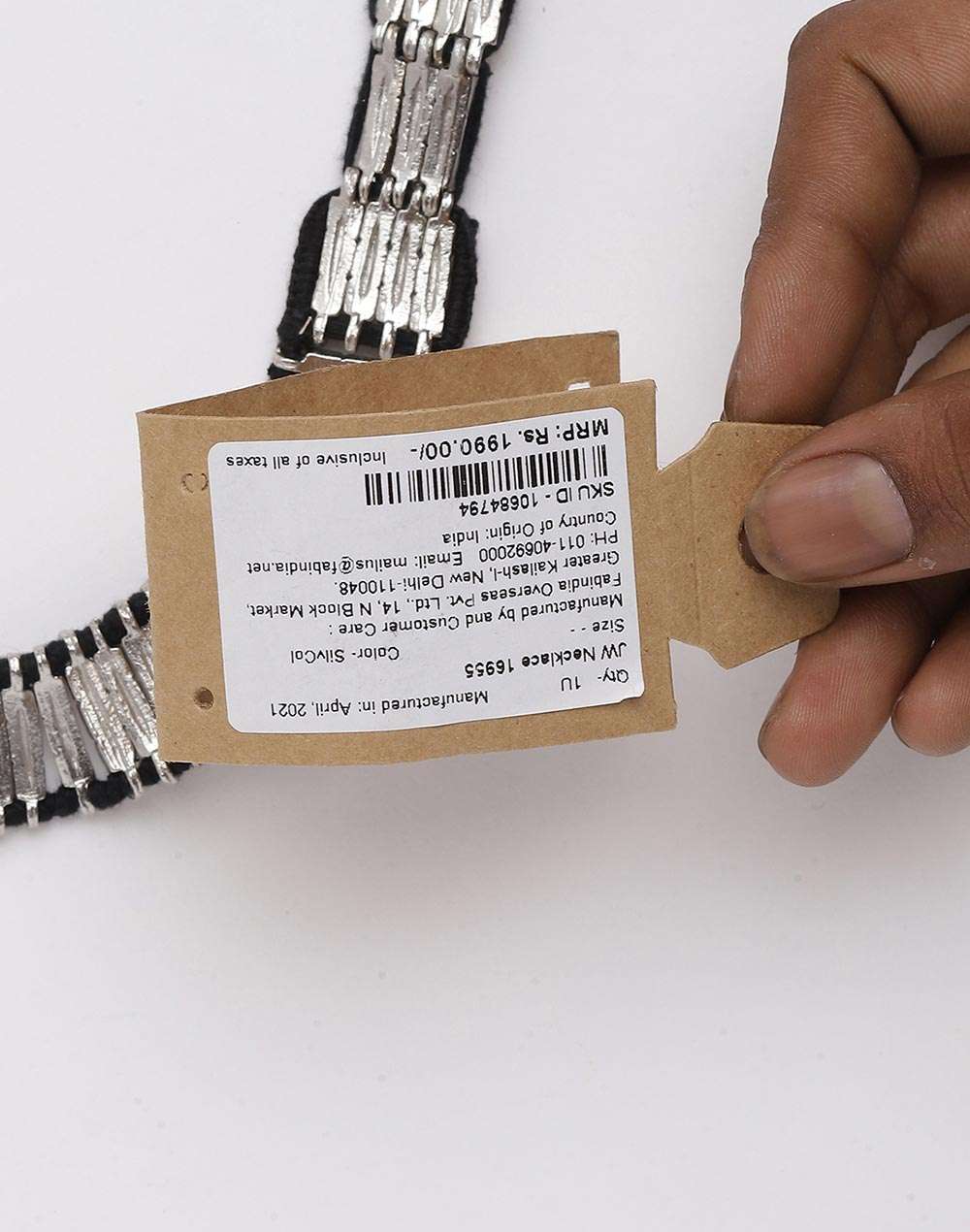 Metal Matinee Necklace