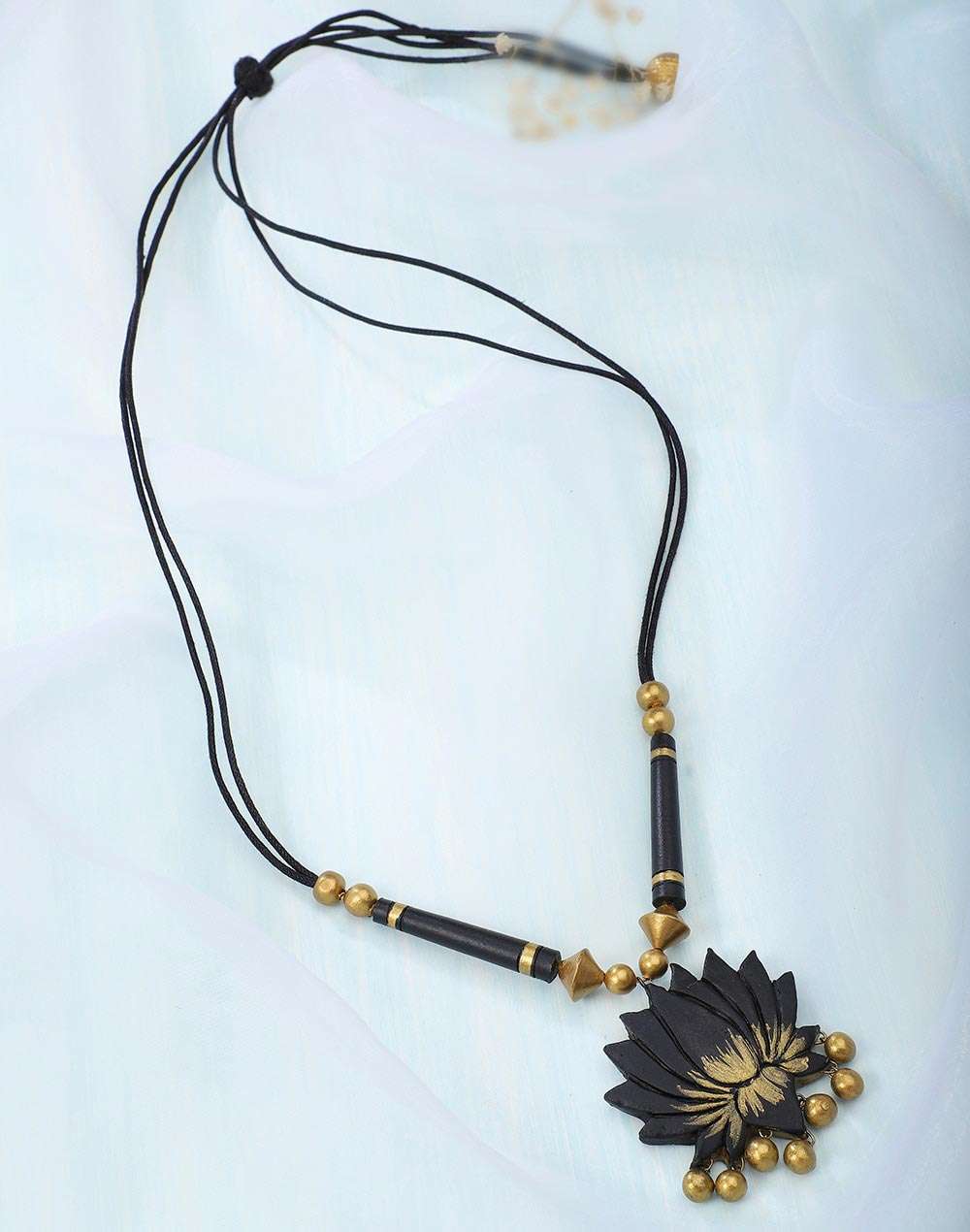 Terracotta Ethnic Matinee Necklace