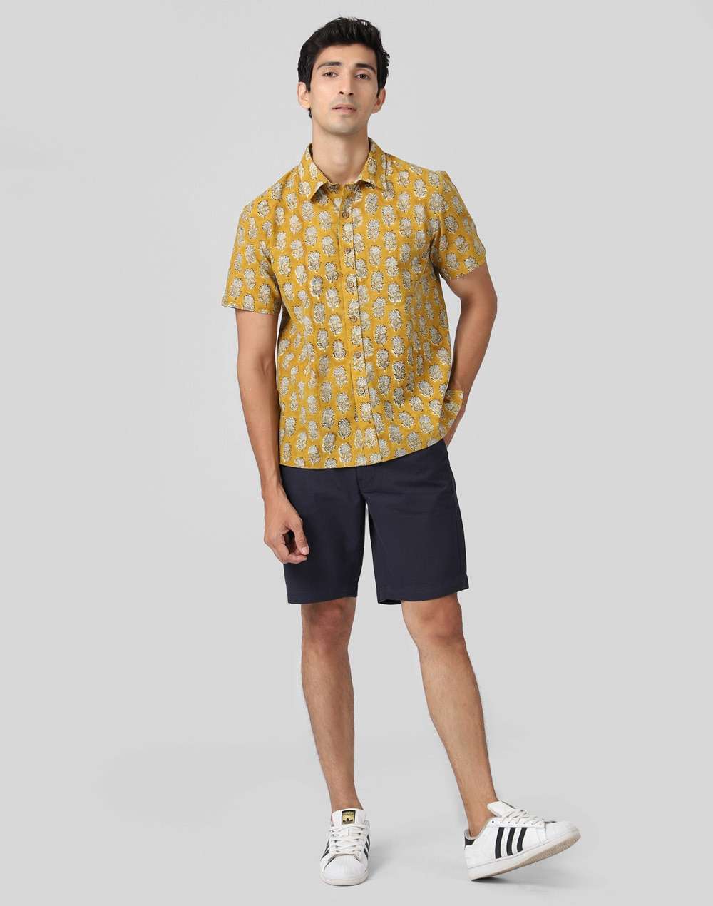 Cotton Hand Block Printed Shirt
