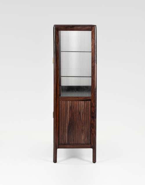 Flute Glass Display Cabinet Flute Glass Display Cabinet