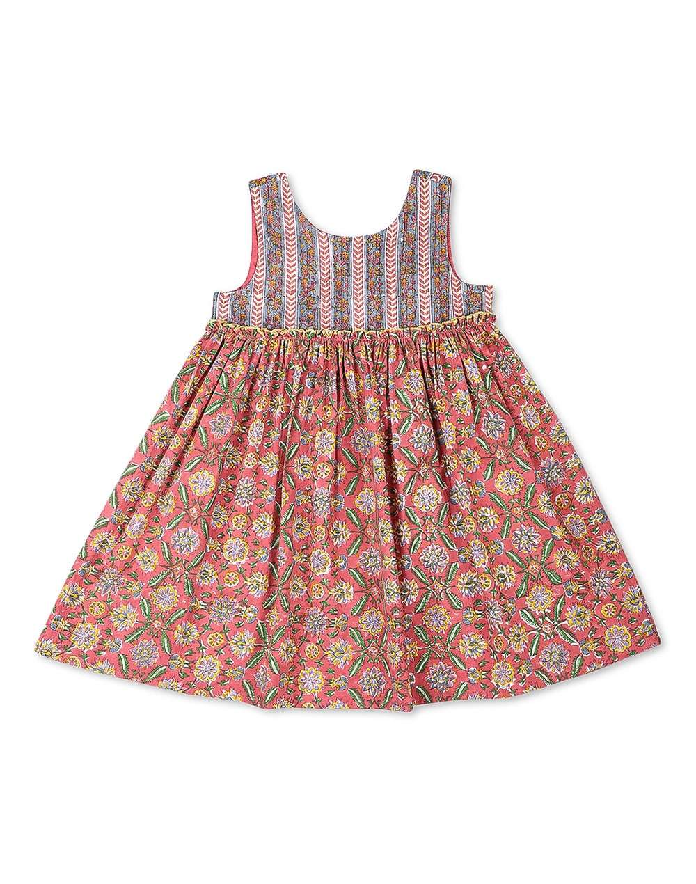 Cotton Cambric Embroidered Dress