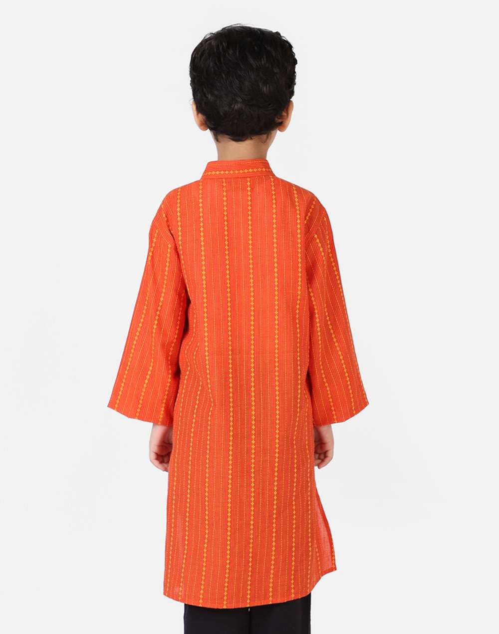 Cotton Nagri Dobby Weave Long Kurta