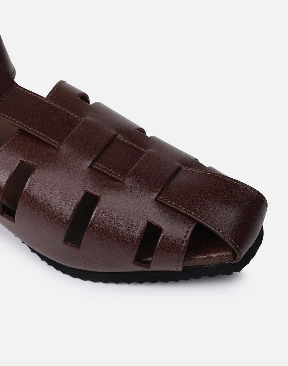 Leather Closed Sandal