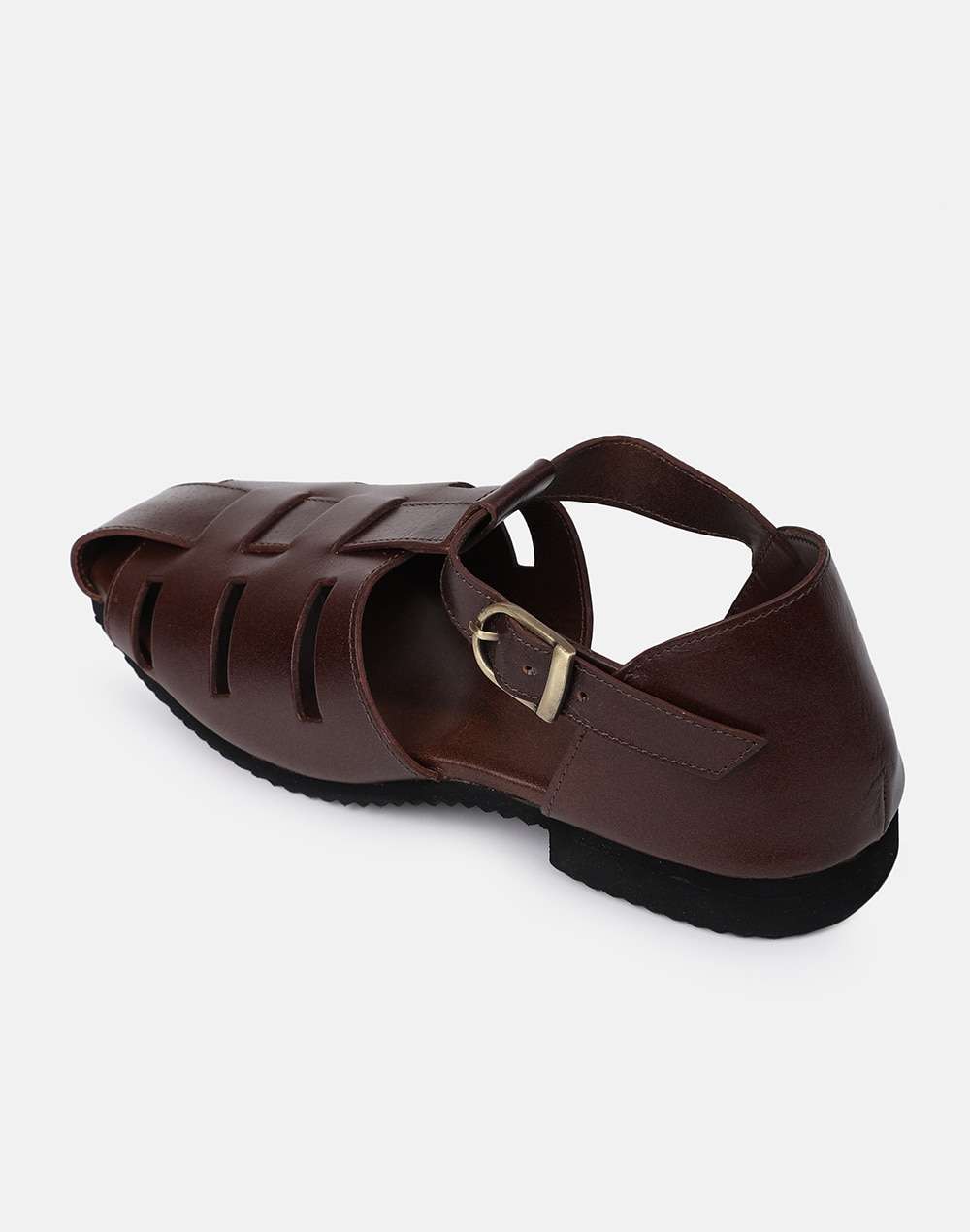 Leather Closed Sandal
