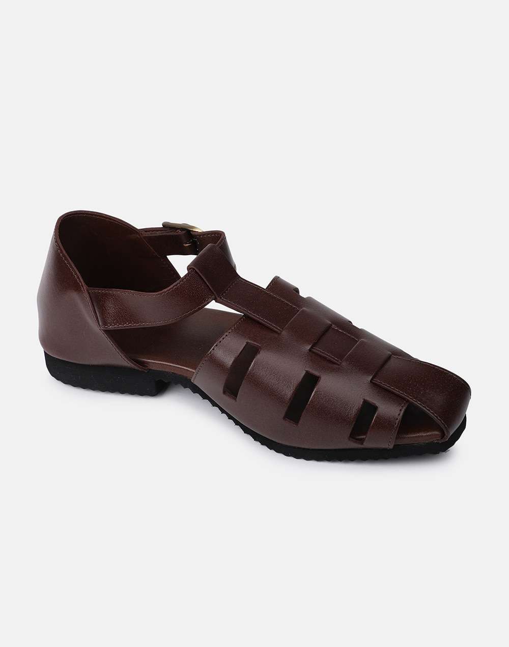Leather Closed Sandal