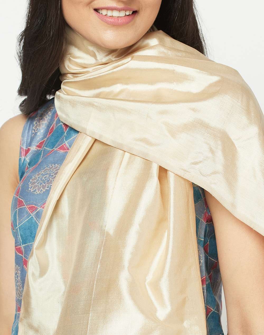 Silk Maheshwari Woven Stole