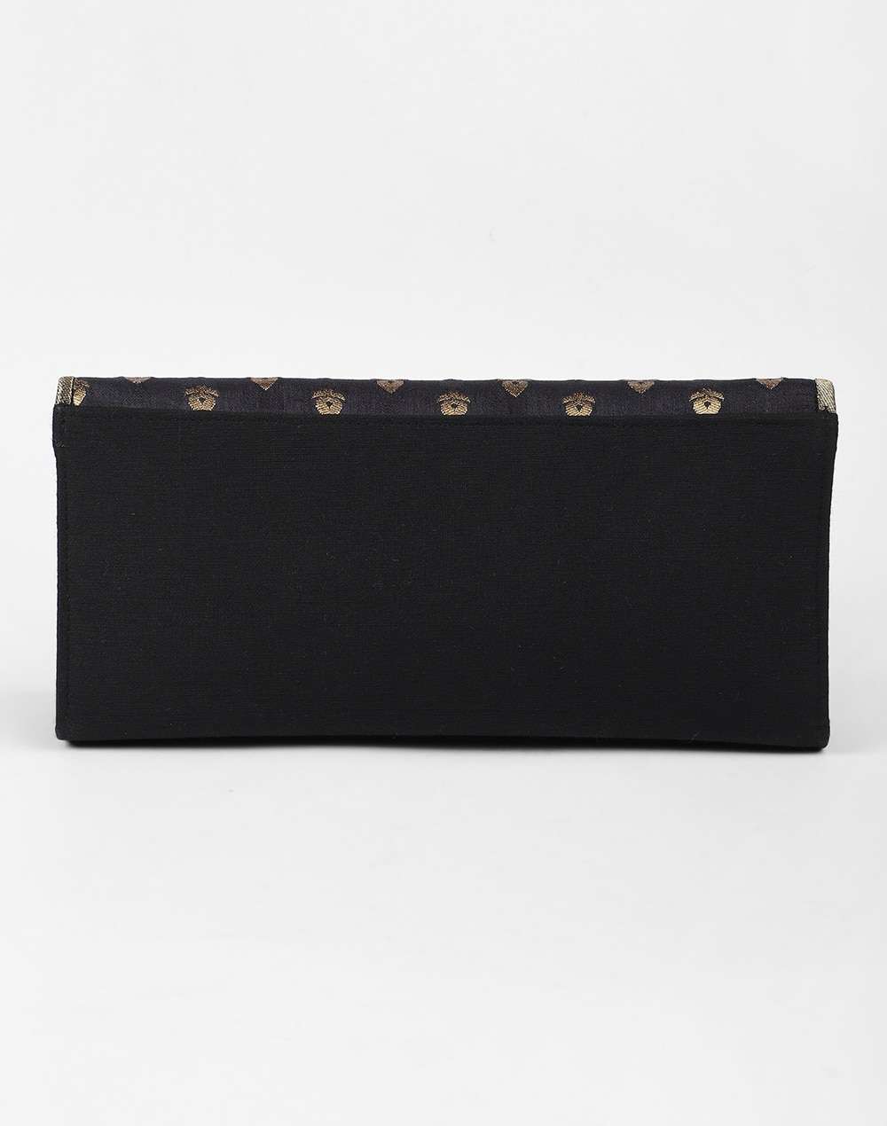 Brocade Silk Flap Clutch Bag