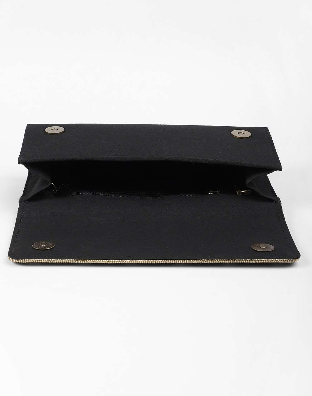 Brocade Silk Flap Clutch Bag