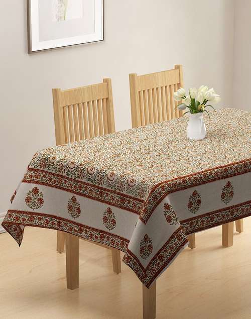 Aanya Cotton Printed Table Cover Aanya Cotton Printed Table Cover