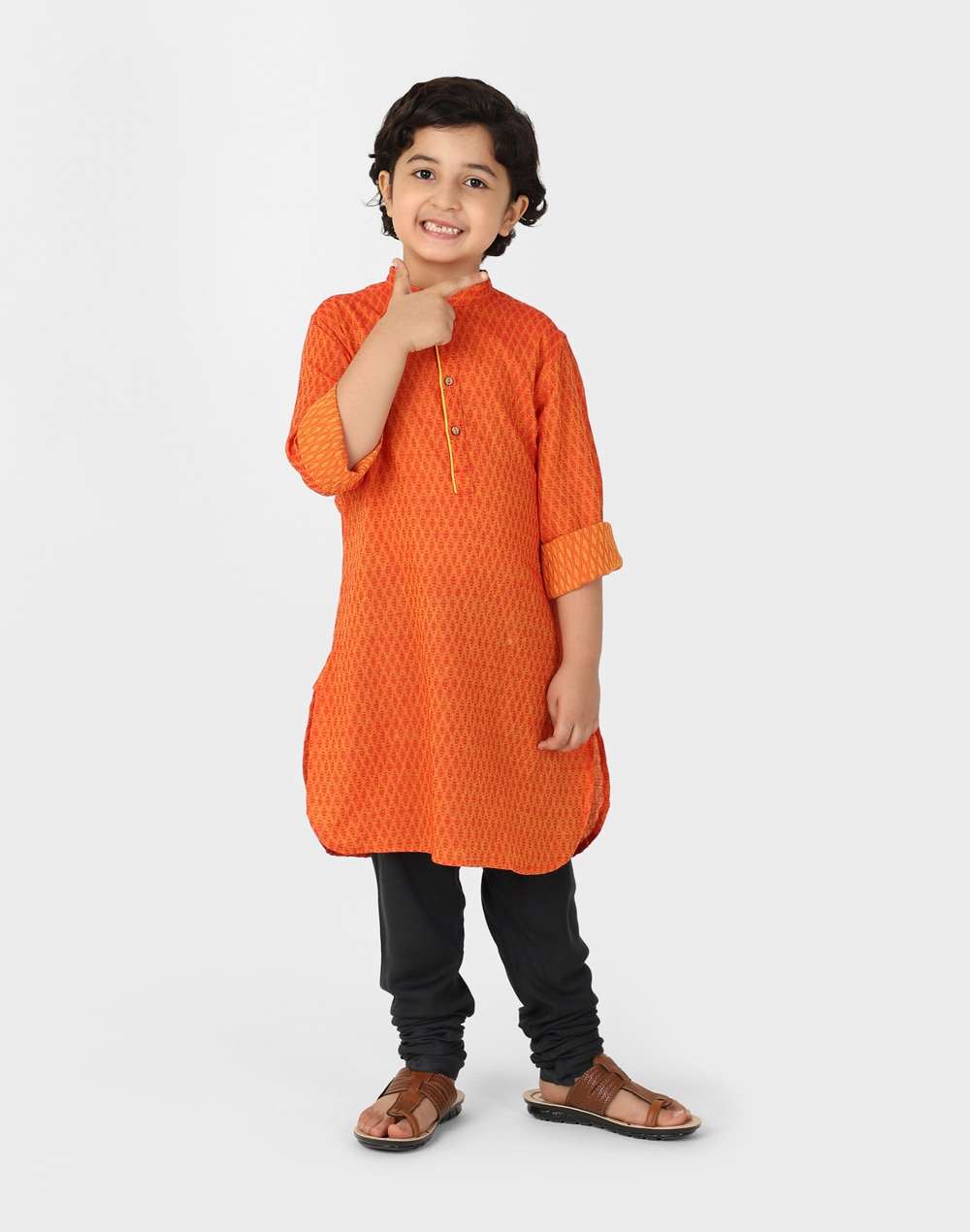Cotton Dobby Weave Long Kurta