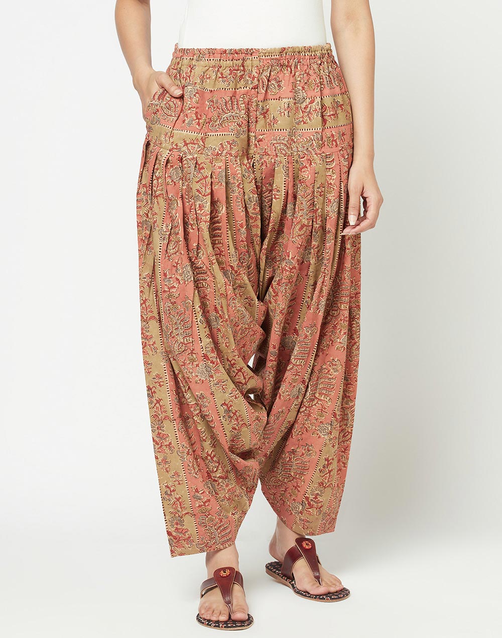 FabBasics Cotton Printed Elasticated Patiala FabBasics Cotton Printed Elasticated Patiala
