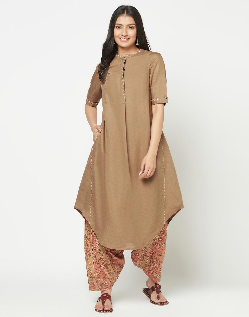 FabBasics Cotton Printed Elasticated Patiala FabBasics Cotton Printed Elasticated Patiala